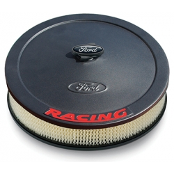 1965-73 AIR CLEANER ASSEMBLY, FORD "RACING"- SATIN BLACK